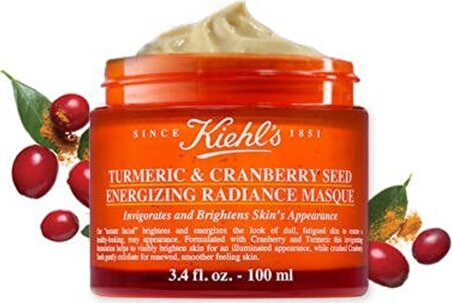 Kiehl's New York Turmeric & Cranberry Energizing Nemlendirici Maske 100ML