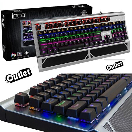 Outlet  Inca IKG-444 Professional Switch  RGB Mekanik Gamig Keyboard