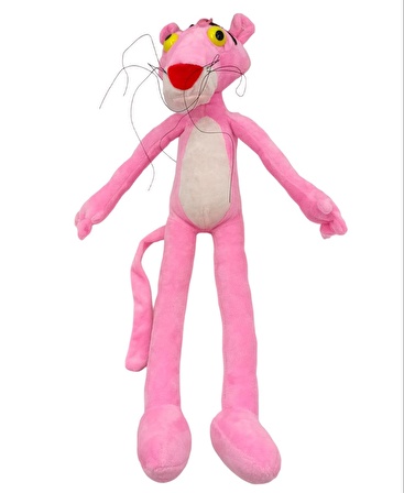 Peluş Pembe Panter Büyük Boy Sevimli Pembe Panter Peluş 55cm.