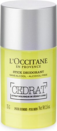 L'Occitane Cédrat Stick Deodorant 75 gr