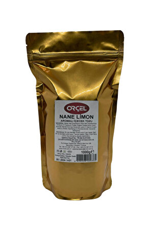Orçel Nane Limon (Mentollü) Aromalı İçecek Tozu Oralet Çay 1 Kg.