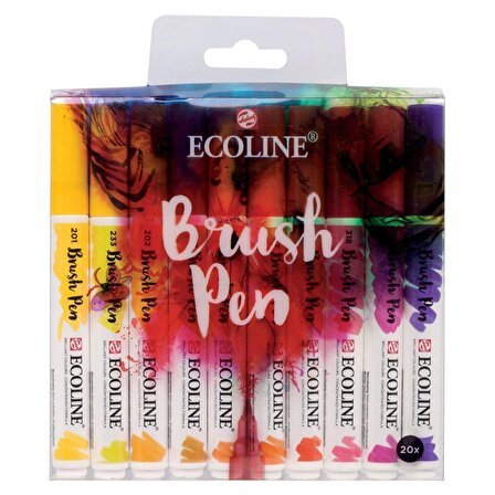 Talens Talens Ecoline Brush Pen 20li Canlı Renkler