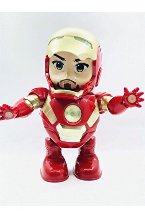 Iron Man Işıklı Müzikli Dans Eden Robot Oyuncak