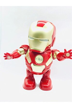 Iron Man Işıklı Müzikli Dans Eden Robot Oyuncak