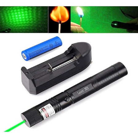 PROFESSIONAL VIP 100MW GREEN LASER POINTER YEŞİL LAZER PROFESYONEL ŞARJLI KİLİTLİ 100 MW YEŞİL LAZER