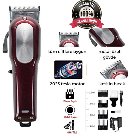 Tc-1453  Saç Sakal Kesim Makinesi iki yıl garanti