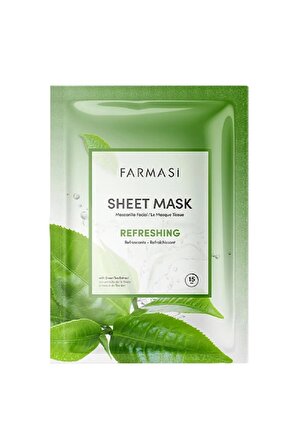 farmasi yeşil çaylı kağıt maske