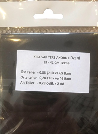 AURORA KISA BAĞLAMA TELİ 0.18 (TERS AKORT DÜZENİNE UYGUN)