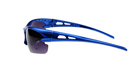 Gözlük UV 400 Mavi Çerçeve Füme Cam
