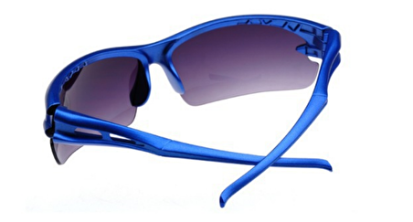Gözlük UV 400 Mavi Çerçeve Füme Cam