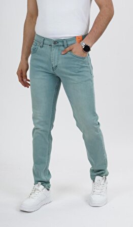Erkek Koton Kumaş Likralı Komfort Fit Pantolon Jean