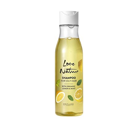 Oriflame Love Nature Yağlı Saçlar İçin Organik Limon ve Nane Özüne Sahip Şampuan - 41354