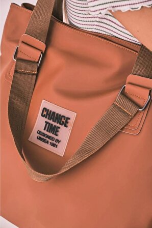 Kadın  Missme Change Time Pat Detaylı Shopper Çanta Su Geçirmez