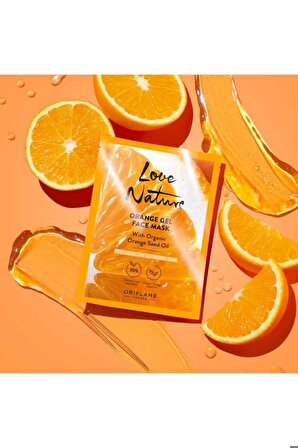 Oriflame Love Nature Organik Portakal Çekirdeği Yağı İçeren Jel Yüz Maskesi 44399