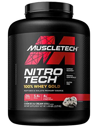 Muscletech Nitro-Tech %100 Whey Gold Protein 2270 G - Kurabiyeli