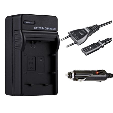 Cazipshop Sony NP-FW50 Batarya(1700Mah)+Şarj Aleti Cihazı Seti