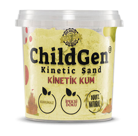 ChildGen Doğal Kinetik Kum 500gr - Sarı