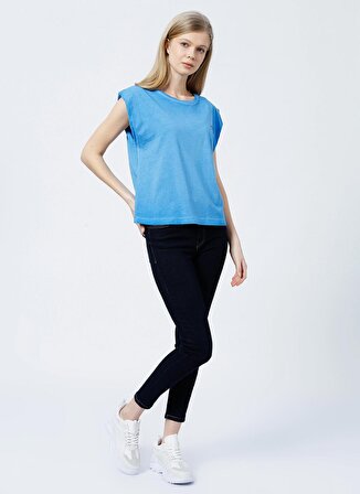 Dkny Jeans Açık Mavi Kadın T-Shirt E13EQHLA