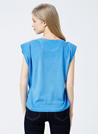 Dkny Jeans Açık Mavi Kadın T-Shirt E13EQHLA