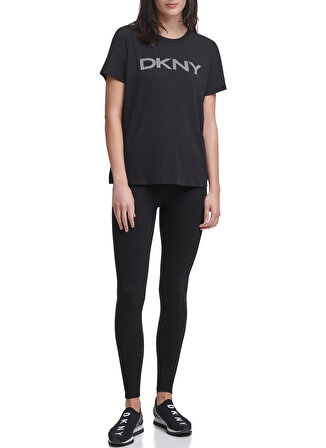 Dkny Jeans Bisiklet Yaka Siyah Kadın T-Shirt DP1T6749-BLK