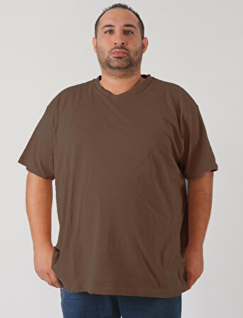 Rood Büyük Beden Unisex T-shirt