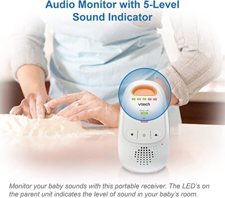 VTech DM1411 Sesli Bebek Telsizi ve Taşınabilir Emzik Çift Üniteli