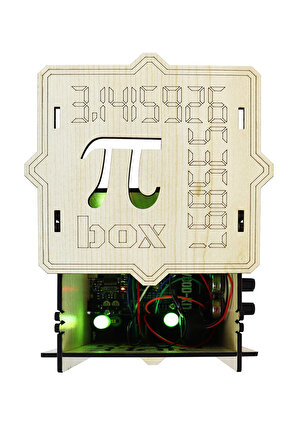 Wood-Kit STEM Robotik Kodlama DIY Mucit Seti - Pi Box Gece Lambası