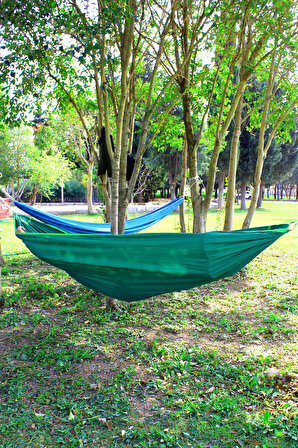 Kamp Hamağı Piknik Hamağı Bahçe Balkon Outdoor Kamp Salıncak Hamak Yeşil