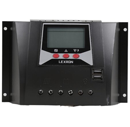 Lexron 60A 12/24/48V Pwm Şarj Kontrol Cihazı