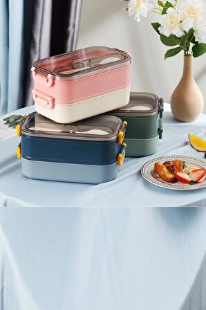 Vagonlife Bento Lunch Box Ofis-Okul İçin Yeni Nesil Sefer Tası -Çorba Kaseli Model-Paslanmaz Çelik 