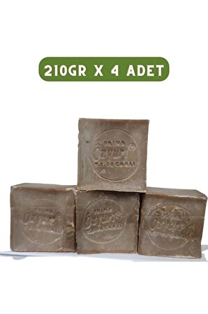 %100 Zeytinyağlı Sabun 4 Adet x 210 gr Nizip Garlı Çantalı Sabun