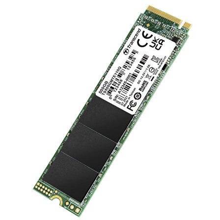 Transcend TS500GMTE110Q 500GB 1900/900MB/s PCIe Gen3x4 QLC NVme M.2 SSD