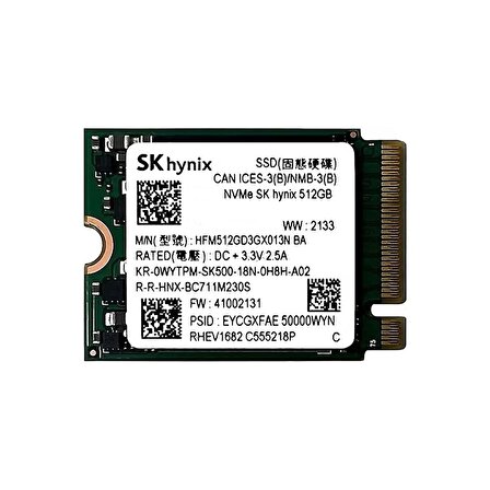 SK Hynix BC901 512GB 2230 M.2 NVMe SSD
