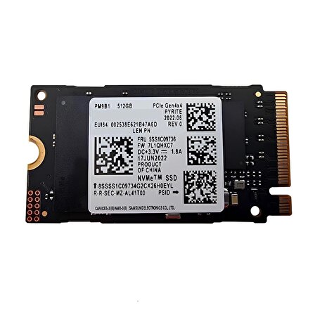 Samsung PM9B1 512GB M.2 2242 NVMe SSD