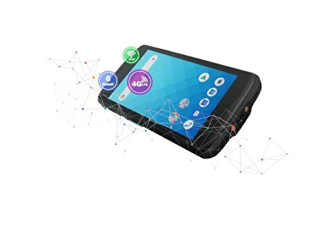 UNITECH EA520 5"(inç) 4GB/64GB 1D/2D Okuyucu Wifi Android 11 El Terminali