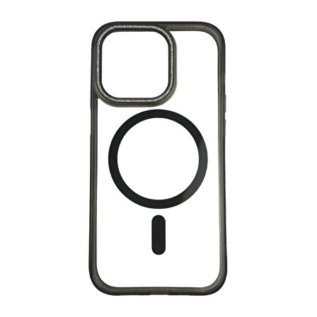 iPhone 15 Pro Fit Kılıf MagSafe Şarj Destekli Kamera Korumalı Darbe Önleyici Kılıf