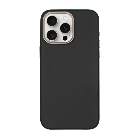 iPhone 15 Pro Max Cess Kılıf Gizli MagSafe Şarj Destekli Kamera Korumalı Deri Süet Kaplama Kılıf