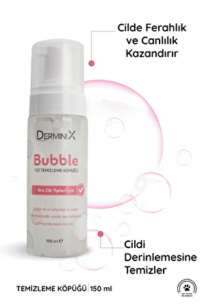 Derminix Bubble Yüz Temizleme Köpüğü 150 ml