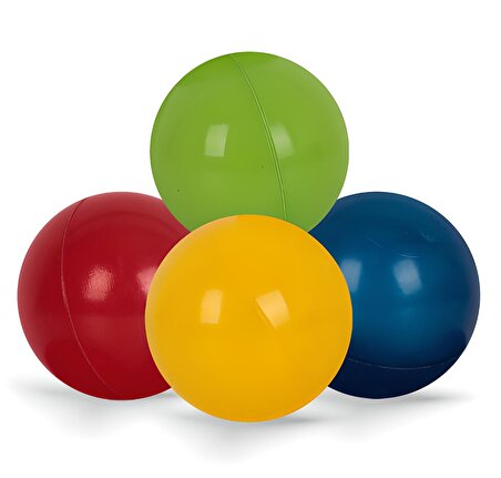 Renkli  Oyun Havuzu Topları 7 cm 10'lu- Şişme Havuz Topu