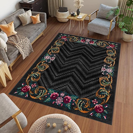 Dijital Baskı Yıkanabilir Kaymaz Taban Salon Halısı Ve Yolluk RVG0710-SD237