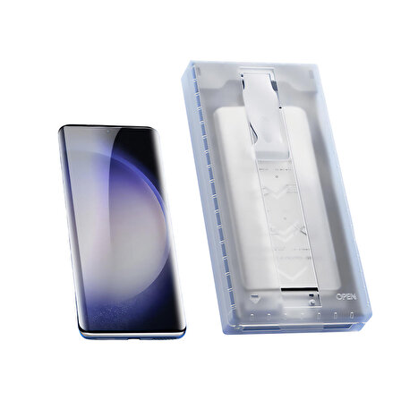 Samsung Note 20 Ultra Kavisli Kenarlı Nano Ekran Koruyucu Darbe Emici Kolay Uygulama Aparatlı