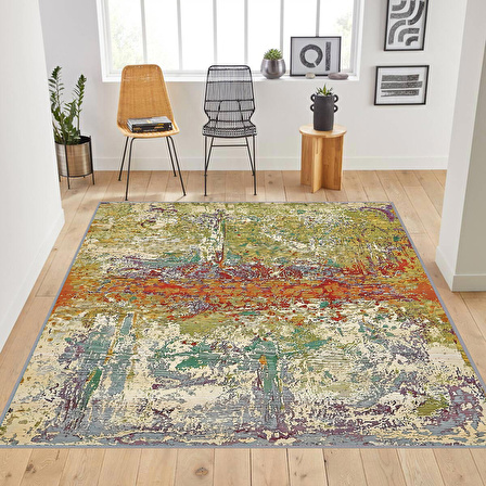 Dijital Baskı Yıkanabilir Kaymaz Taban Salon Halısı Ve Yolluk RVG1784