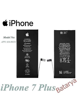iPhone 7 Plus Batarya iPhone 7Plus 616-00252 Uyumlu Yedek Batarya