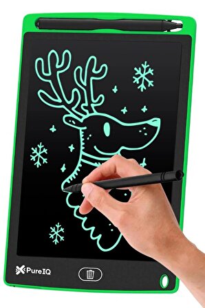 QASUL Grafik Çocuk Yazı Tahtası Çizim Tableti 8.5 Inç Eğitici Etkinlik Dijital Ekran
