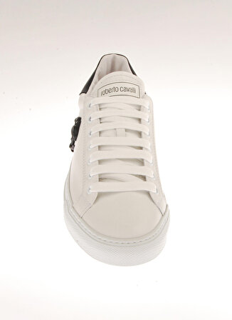 Roberto Cavalli Beyaz - Siyah Kadın Sneaker 20607B