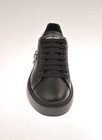 Roberto Cavalli Siyah Kadın Deri Sneaker 20611D