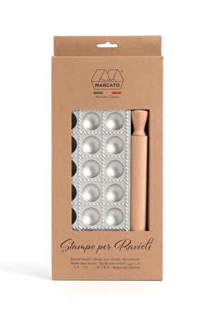 Marcato Ravioli Kalıbı 12 Parça 55x55mm