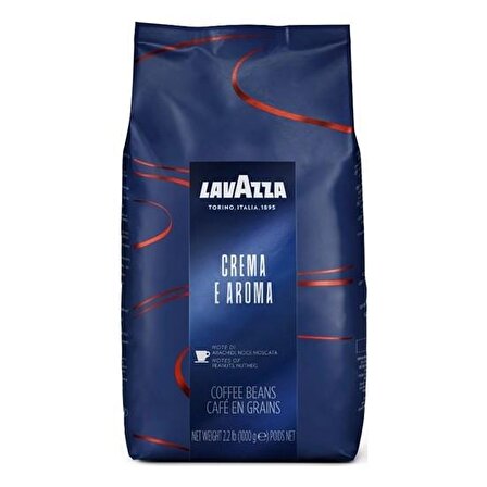 Lavazza Espresso Crema E Aroma Yumuşak İçim Organik Öğütülmüş Güney Amerika Çekirdek Kahve 1000 gr