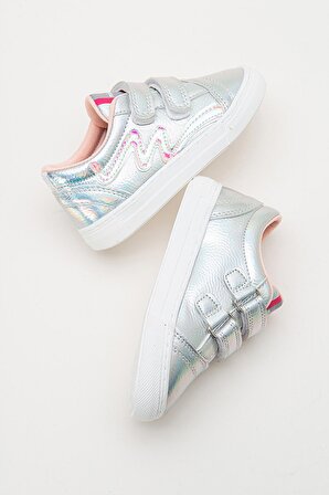 Mnpc Kız Çocuk Gümüş Sneaker Ayakkabı