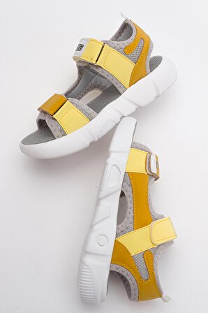 mnpc Erkek Çocuk Sarı Anatomik Spor Sandalet
